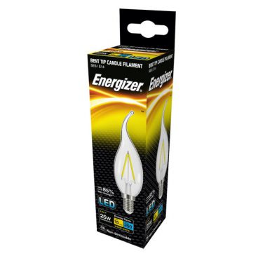 Energizer – Clear Candle Warm White – 25W SES/E14