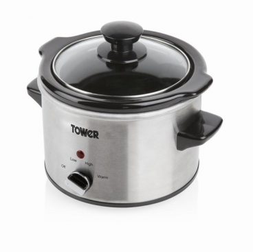 Tower – Stainless Steel Slow Cooker – 1.5L