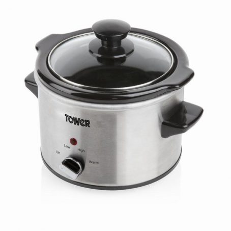 Tower - Stainless Steel Slow Cooker - 1.5L