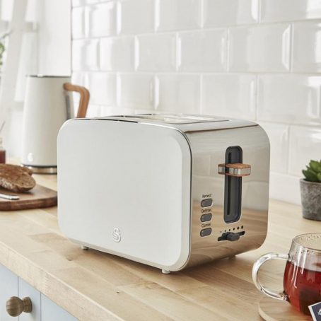 Swan - Nordic 2 Slice Toaster - White - Image 2