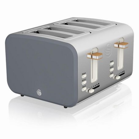Swan - Nordic 4 Slice Toaster - Grey