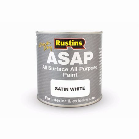 RUSTINS ASAP QD PAINT SATIN WHITE