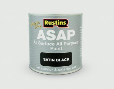 RUSTINS ASAP QD PAINT SATIN BLACK