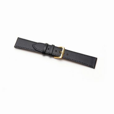 Watchstrap Economy Black 18mm