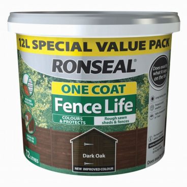Ronseal Fence Life One Coat – Dark Oak 12L