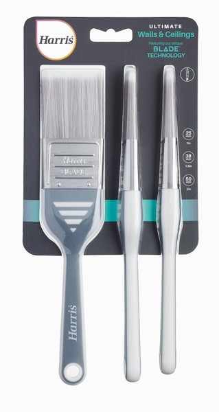 mica04/25 HARRIS ULTIMATE BRUSH BLADE WALLS 3PK