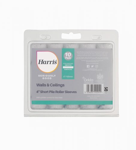Harris - Seriously Good - Walls/Ceilings - 4" Roller Refill Pk10