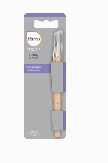 Harris Paintbrush – Hobby Brushes – 3 Pack