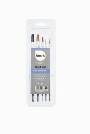 Harris – Seriously Good – Artist Brush Flat Set – 10 Pack