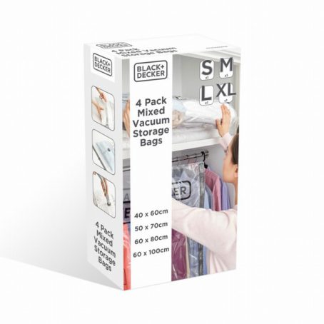 Black&Decker - Vacuum Storage Bags Assorted 4Pack