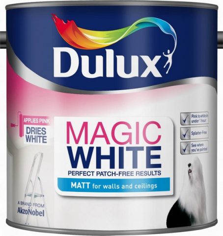 Dulux - Magic Matt Emulsion - Pure Brilliant White - 2.5L