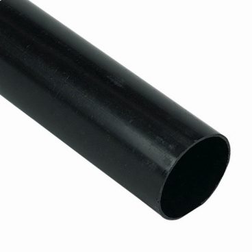 GUTTER DOWN PIPE BLACK 68MM 2.5M