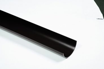 GUTTER HALF ROUND 112MM BLACK (PER METER)