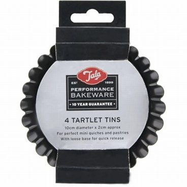 TALA PERFORMANCE TART TARTLET TINS PK4 10CM X 2CM