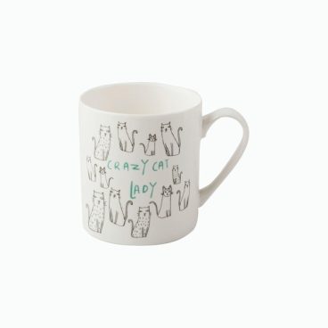 MUG EVERYDAY CRAZY CAT