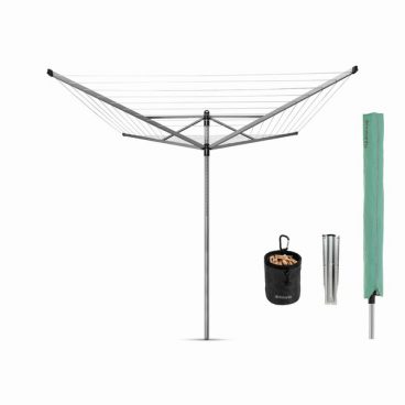 Brabantia – Rotary Airer Lift-O-Matic with Cover & Pegs 50M