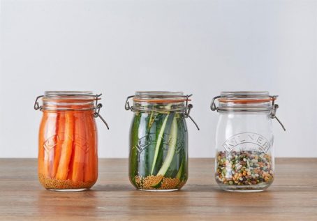 Kilner - Clip Top Preserving Jar Round - 1L (3 FOR £12) - Image 2