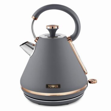 Tower – Cavaletto Pyramid Kettle – Grey 1.7L