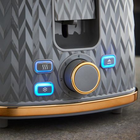 Tower - Empire 2 Slice Toaster - Grey - Image 3