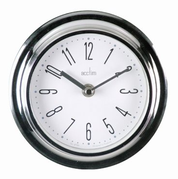 WALL CLOCK RIVA CHROME ACCTIM