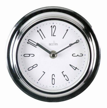 WALL CLOCK RIVA CHROME ACCTIM