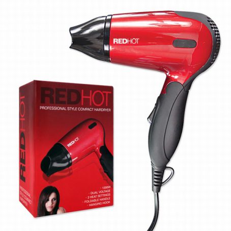 RedHot - Travel Hair Dryer 1200W