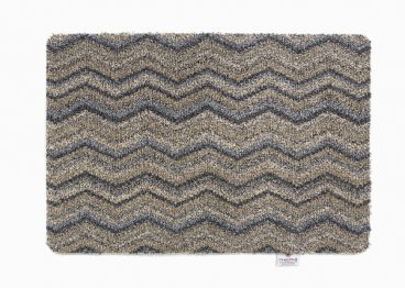 Hug Rug – Mat Ribbon Grey Zigzag 50x75cm