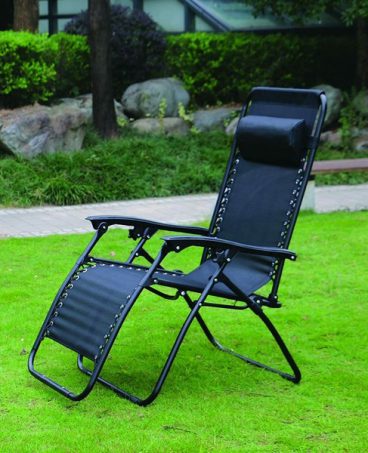 SupaGarden – Zero Gravity Chair Black (2 FOR £99)