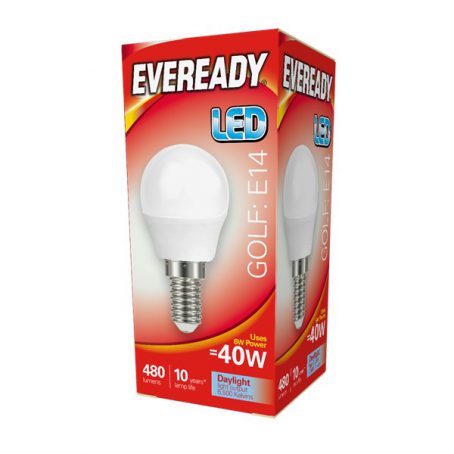 Eveready - Golf Opal Bulb Daylight - 40W SES/E14