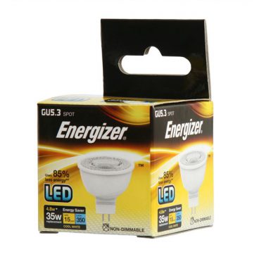 Energizer – GU5.3 Spot Light Bulb Cool White – 35W