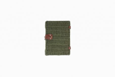 PAPER ROPE HAMPER FOREST GREEN SMALL - Image 2