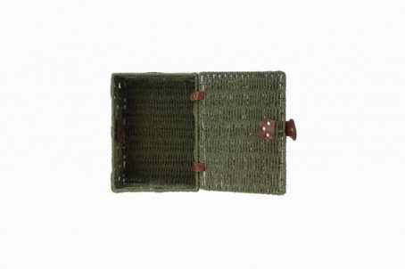 PAPER ROPE HAMPER FOREST GREEN SMALL - Image 5