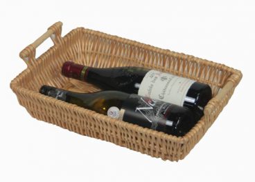 WILLOW BUFF CATERING TRAY WITH HANDLES