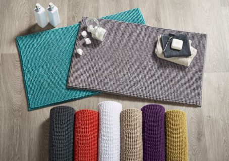 HugRug - Dip&Drip Bath Mat Encore - Coral