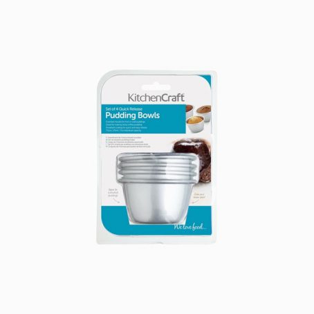 KitchenCraft - Aluminium Pudding Bowls Set of 4 - Image 2