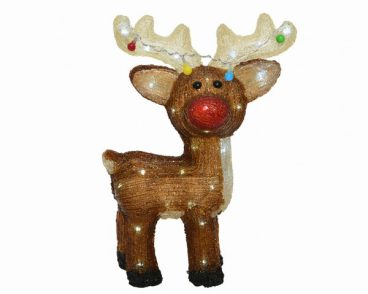Kaemingk – LED Acrylic Jolly Reindeer