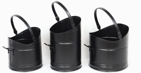BrassWorld - Coal Bucket Heavy Duty Plain 18" - Black - Image 2