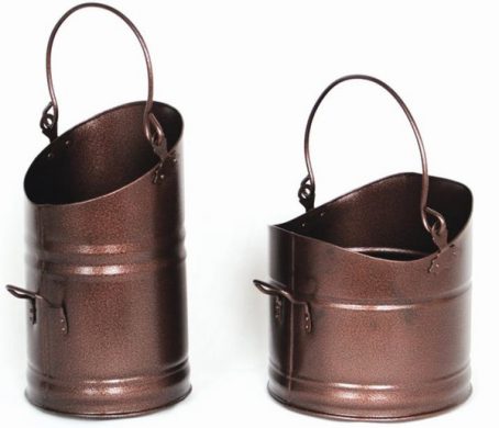 COAL BUCKET H/DUTY WIRE HANDLE COPPER - Image 2