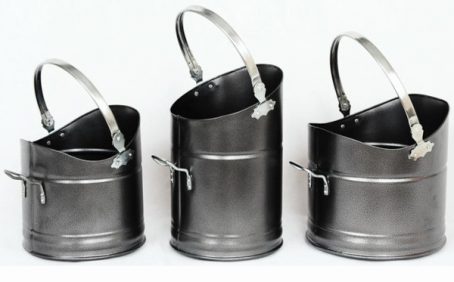 BrassWorld - Coal Bucket Heavy Duty Plain 18" - Pewter - Image 2