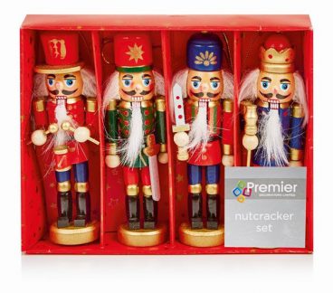 SOLDIER NUT CRACKER SET PK4