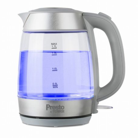 Tower - Presto Illuminating Kettle - S/S Glass 1.7L - Image 2