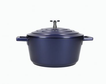 KitchenCraft – Masterclass Casserole Dish Metallic Blue 2.5L