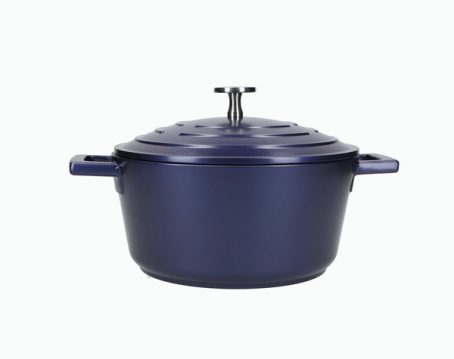 KitchenCraft - Masterclass Casserole Dish Metallic Blue 2.5L