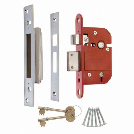 ERA 5 LEVER SASHLOCK BS SATIN 3IN