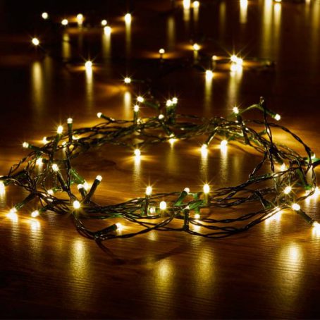 SOLAR LED STRING WARM 100 LED 10.9M n/r