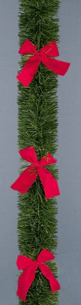 Premier – Garland with Red Bows 10cm x 2.7M