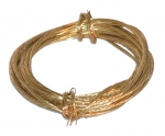 (x5m) MEDIUM BRASS PICTURE WIRE