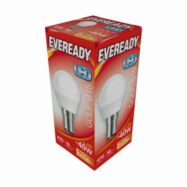 Eveready – Golf Opal Bulb Warm White – 40W SBC/B15