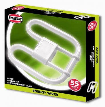 Eveready – Low Energy 2D Lamp – 55W 4Pin
