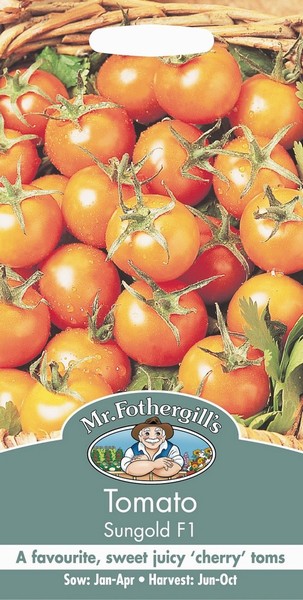 SEEDS – TOMATO – SUNGOLD F1